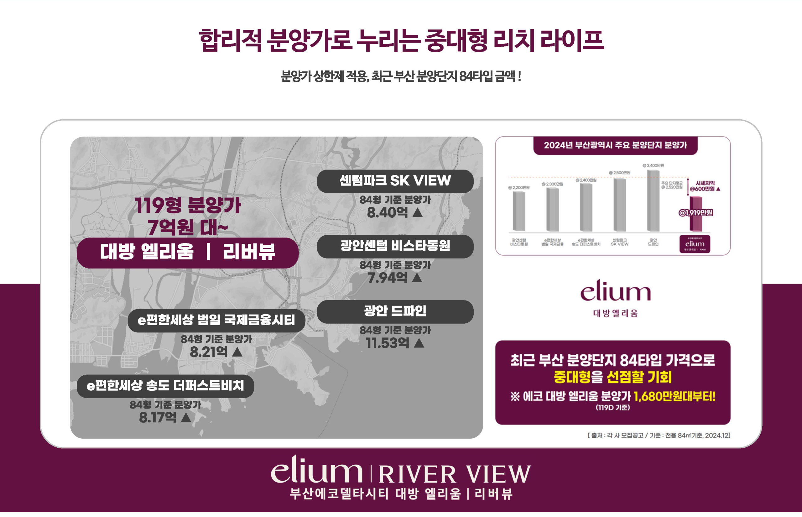 부산 에코델타시티 대방 엘리움 모델하우스 오시는길, 분양가 안내 방문예약제에 대한 대표상담 번호 ☎ 1688-9843으로 문의하세요.